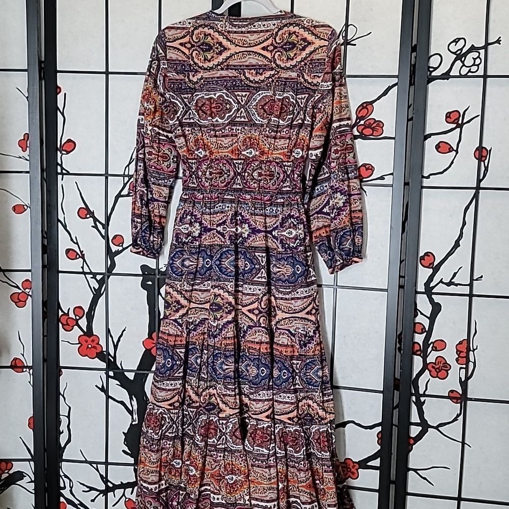 Derek Lam 10 Crosby Elsa Printed Cotton-Poplin Midi Dress - Picture 10 of 13